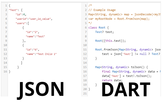 JSON to Dart Converter