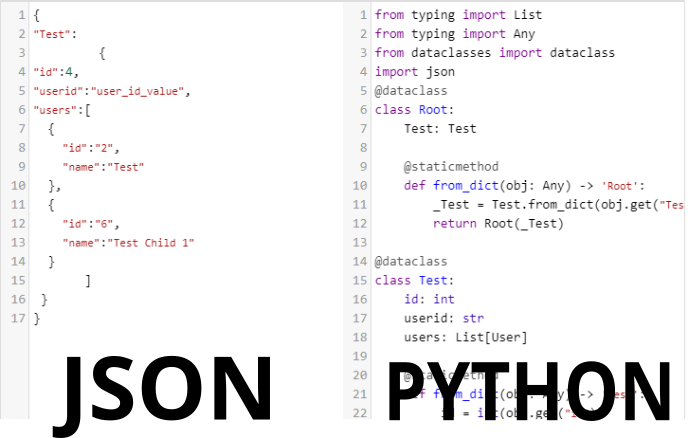 JSON to Python Converter